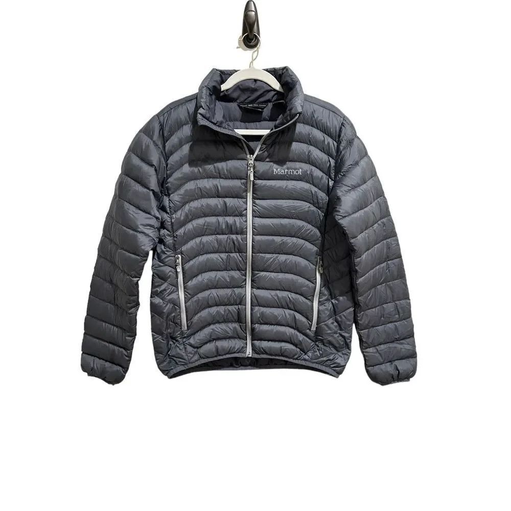 Marmot 600 Fill Full Zipper Puffer Jacket Black Men's Size Small